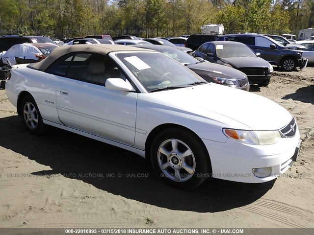 2T1FF22P11C852928 - 2001 TOYOTA CAMRY SOLARA SE/SLE თეთრი ფოტო 1