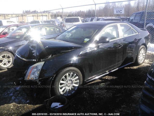 1G6DA5E58C0150140 - 2012 CADILLAC CTS BLACK photo 2