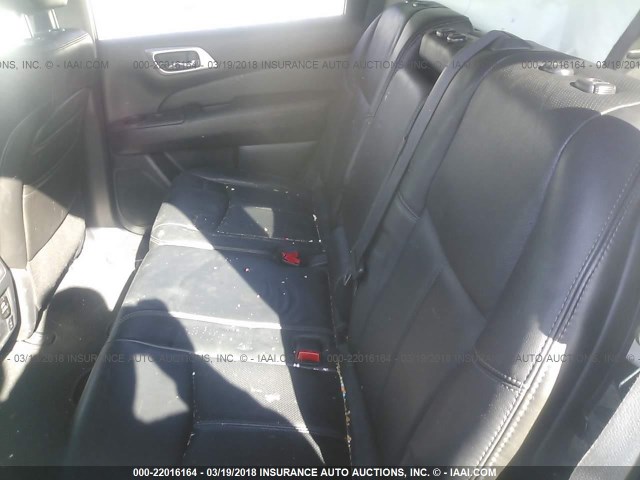 5N1AR2MM8DC614894 - 2013 NISSAN PATHFINDER S/SV/SL/PLATINUM 银色 照片 8