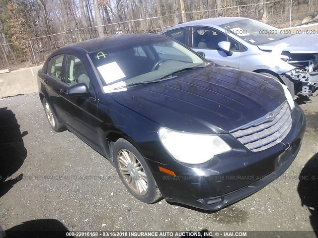 1C3LC56K27N528943 - 2007 CHRYSLER SEBRING TOURING BLACK photo 1