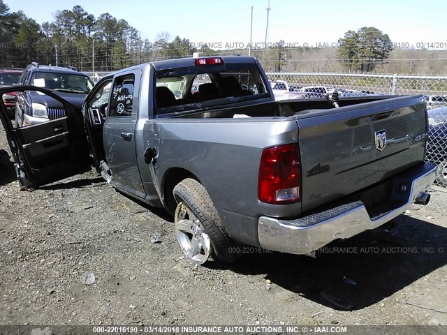 1D7RV1CT2BS552911 - 2011 DODGE RAM 1500 GRAY photo 3