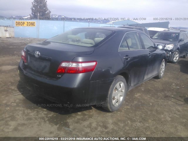 4T4BE46K39R051977 - 2009 TOYOTA CAMRY SE/LE/XLE GRAY photo 4