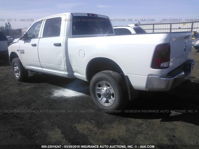3C6UR5CJ5GG134735 - 2016 RAM 2500 ST WHITE photo 3
