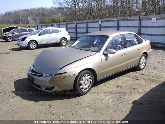 1G8JU52F4YY649217 - 2000 SATURN LS1 BEIGE photo 2