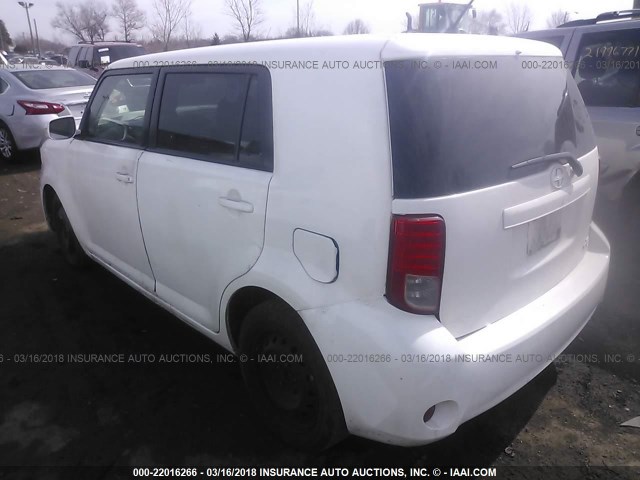 JTLZE4FE9CJ013478 - 2012 TOYOTA SCION XB WHITE photo 3