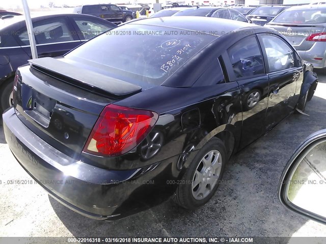 1G8AN12F84Z144355 - 2004 SATURN ION LEVEL 2 黑色 照片 4