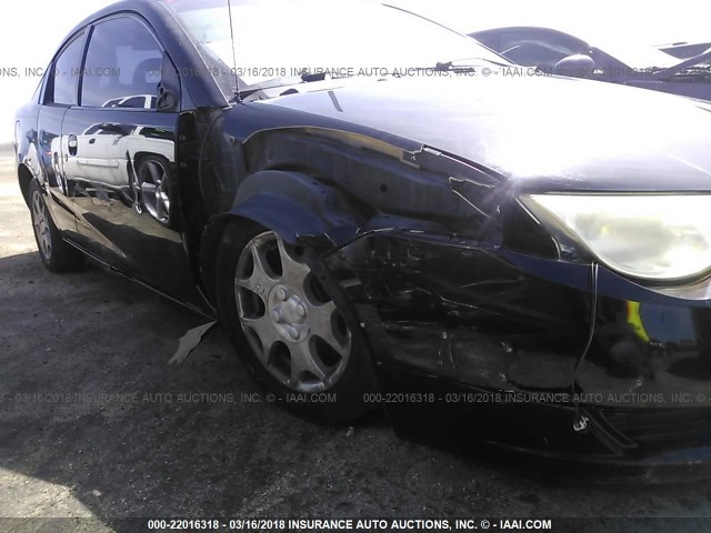 1G8AN12F84Z144355 - 2004 SATURN ION LEVEL 2 黑色 照片 6
