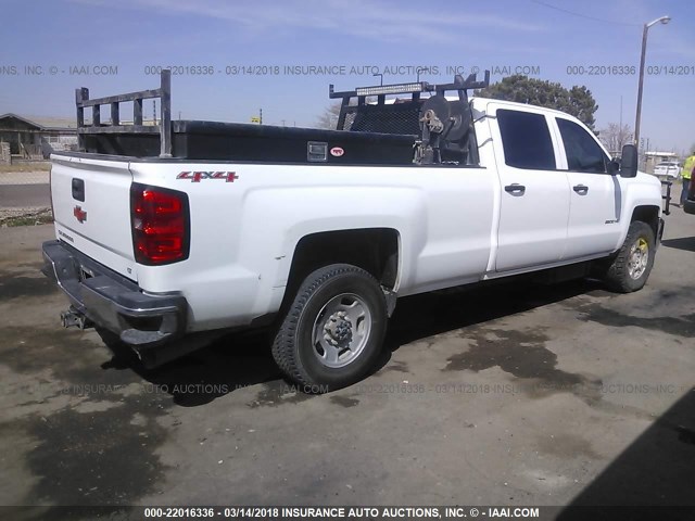 1GC1KVE8XFF104141 - 2015 CHEVROLET SILVERADO K2500 HEAVY DUTY LT WHITE photo 4