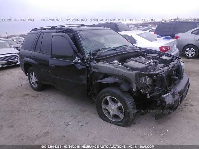 1GNDT13S872246912 - 2007 CHEVROLET TRAILBLAZER LS/LT BLACK photo 1