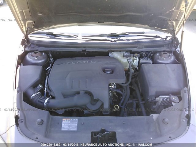 1G1ZB5E12BF259291 - 2011 CHEVROLET MALIBU LS 棕色 照片 10