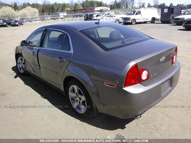 1G1ZB5E12BF259291 - 2011 CHEVROLET MALIBU LS 棕色 照片 3