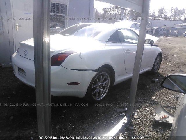 JTHFN48Y820033035 - 2002 LEXUS SC 430 WHITE photo 4