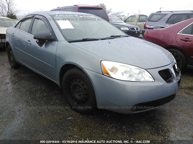 1G2ZF58B674195750 - 2007 PONTIAC G6 VALUE LEADER/BASE Light Blue photo 1