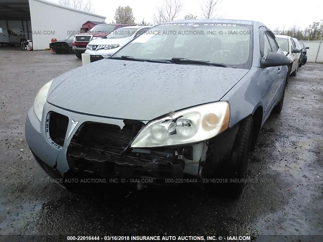 1G2ZF58B674195750 - 2007 PONTIAC G6 VALUE LEADER/BASE Light Blue photo 6