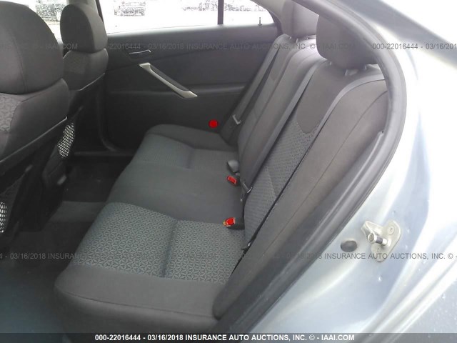 1G2ZF58B674195750 - 2007 PONTIAC G6 VALUE LEADER/BASE Light Blue photo 8