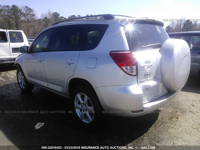 JTMZD31V365002151 - 2006 TOYOTA RAV4 LIMITED SILVER photo 3