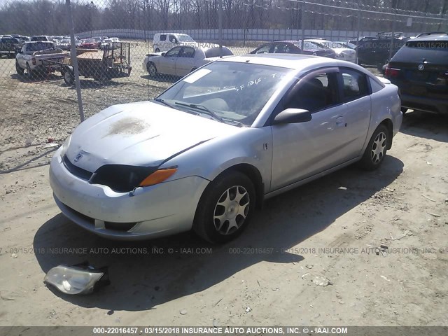 1G8AM12F35Z130769 - 2005 SATURN ION LEVEL 2 SILVER photo 2