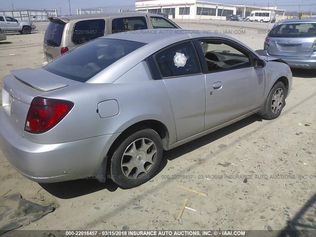 1G8AM12F35Z130769 - 2005 SATURN ION LEVEL 2 SILVER photo 4