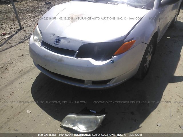 1G8AM12F35Z130769 - 2005 SATURN ION LEVEL 2 SILVER photo 6