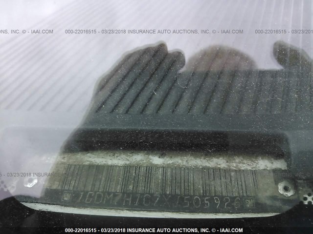 1GDM7H1C7XJ505926 - 1999 GMC C-SERIES C7H042 BLACK photo 10