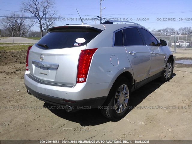 3GYFNAEY8BS679814 - 2011 CADILLAC SRX LUXURY COLLECTION SILVER photo 4