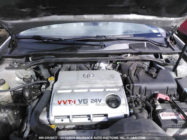 4T1BF30K46U112498 - 2006 TOYOTA CAMRY LE/XLE/SE ვერცხლისფერი ფოტო 10