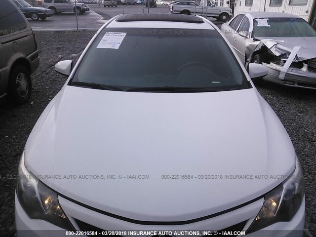 4T1BF1FK8DU679676 - 2013 TOYOTA CAMRY L/SE/LE/XLE WHITE photo 6