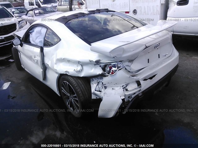 JF1ZNAA16F9702825 - 2015 TOYOTA SCION FR-S თეთრი ფოტო 3