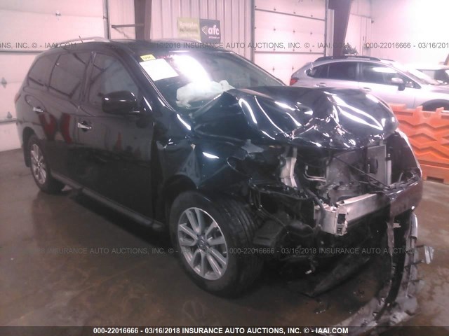 5N1AR2MM8GC611210 - 2016 NISSAN PATHFINDER S/SV/SL/PLATINUM BLACK photo 1
