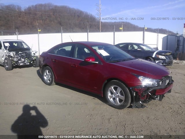 1G1PC5SB4E7224672 - 2014 CHEVROLET CRUZE LT RED photo 1