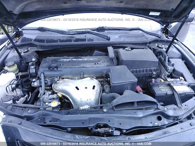 4T4BE46K38R018668 - 2008 TOYOTA CAMRY CE/LE/XLE/SE BLACK photo 10