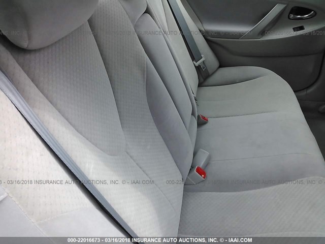 4T4BE46K38R018668 - 2008 TOYOTA CAMRY CE/LE/XLE/SE BLACK photo 8