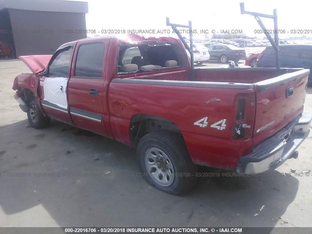 2GCEK13V561256645 - 2006 CHEVROLET SILVERADO K1500 RED photo 3