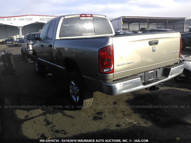 1D7KS28C96J236474 - 2006 DODGE RAM 2500 ST/SLT GOLD photo 3