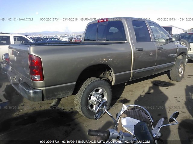 1D7KS28C96J236474 - 2006 DODGE RAM 2500 ST/SLT GOLD photo 4