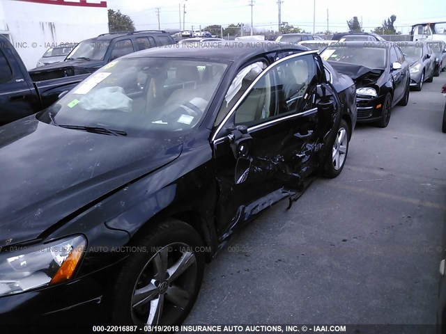 1VWBH7A32DC085556 - 2013 VOLKSWAGEN PASSAT SE BLACK photo 6