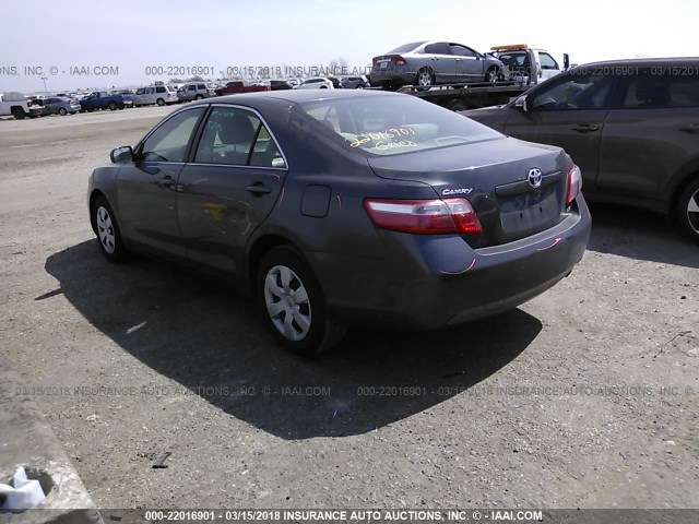 4T1BE46K79U313803 - 2009 TOYOTA CAMRY SE/LE/XLE GRAY photo 3