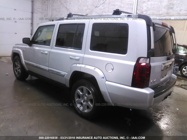 1J8HG58N08C159759 - 2008 JEEP COMMANDER LIMITED GRAY photo 3