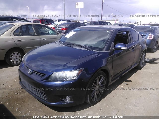 JTKJF5C78C3025300 - 2012 TOYOTA SCION TC 深蓝色 照片 2