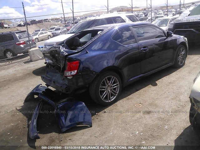 JTKJF5C78C3025300 - 2012 TOYOTA SCION TC 深蓝色 照片 4