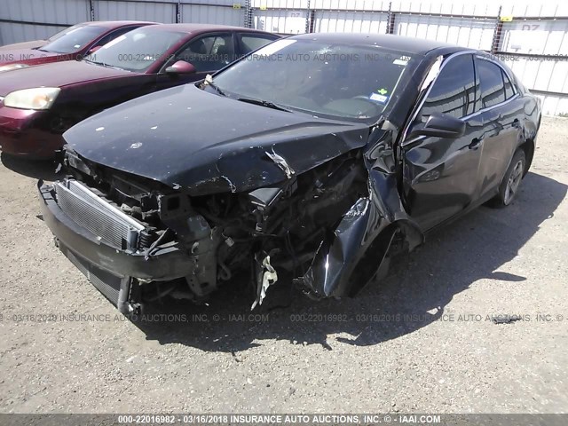 1G11A5SA3DU119060 - 2013 CHEVROLET MALIBU LS BLACK photo 2