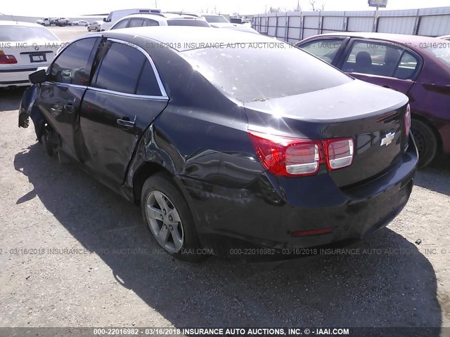 1G11A5SA3DU119060 - 2013 CHEVROLET MALIBU LS BLACK photo 3