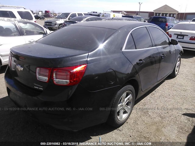 1G11A5SA3DU119060 - 2013 CHEVROLET MALIBU LS BLACK photo 4