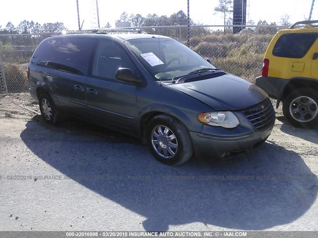 2C8GP64L25R227994 - 2005 CHRYSLER TOWN & COUNTRY LIMITED TEAL photo 1