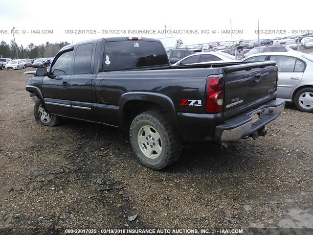 1GCEK19T14E122913 - 2004 CHEVROLET SILVERADO K1500 BLACK photo 3