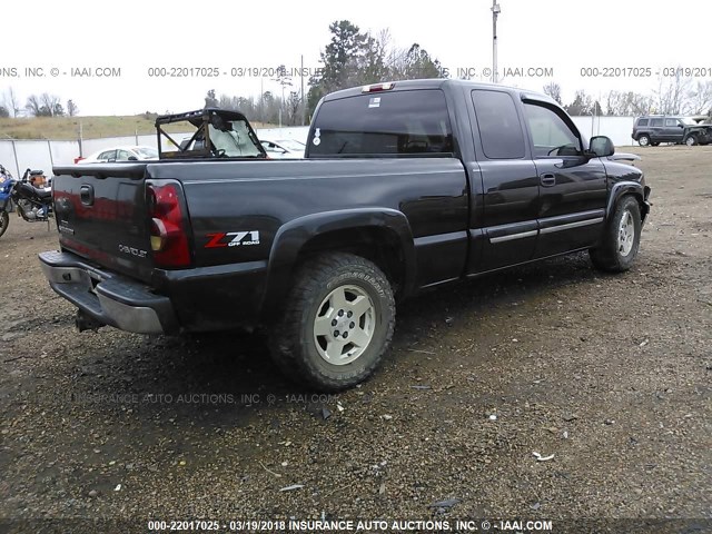 1GCEK19T14E122913 - 2004 CHEVROLET SILVERADO K1500 BLACK photo 4