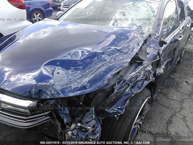 1HGCR2F51HA170604 - 2017 HONDA ACCORD SPORT 蓝色 照片 6