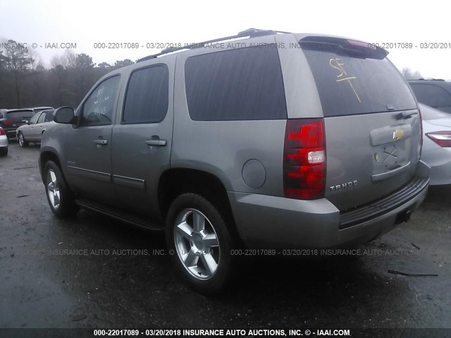 1GNSCAE05CR265731 - 2012 CHEVROLET TAHOE C1500  LS GRAY photo 3