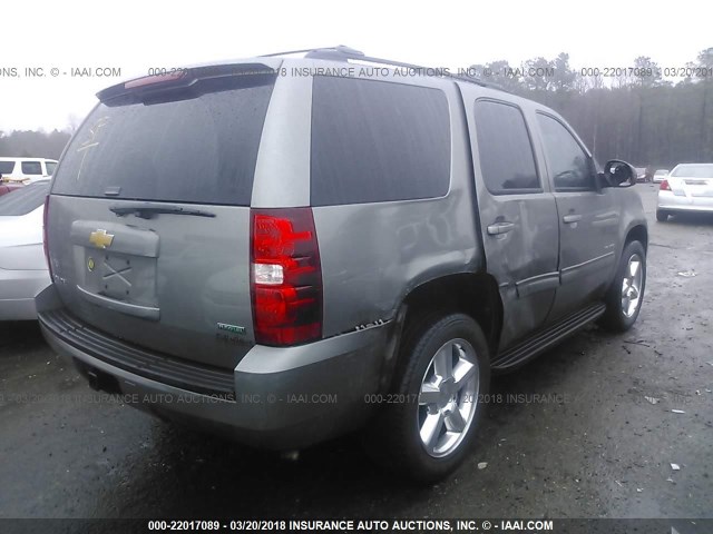 1GNSCAE05CR265731 - 2012 CHEVROLET TAHOE C1500  LS GRAY photo 4