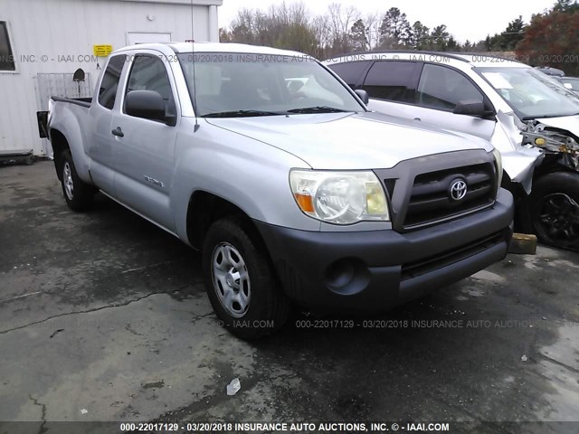 5TETX22N57Z409070 - 2007 TOYOTA TACOMA ACCESS CAB SILVER photo 1